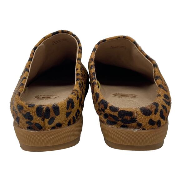 Vision Quest Babouche Mules Leopard Print Calf Hair Leather Women’s Size 40 - Picture 5 of 10